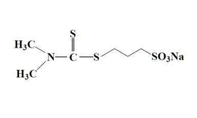 Sodium N, n-dimethyl dithiocarbonyl propane sulfonate (DPS)